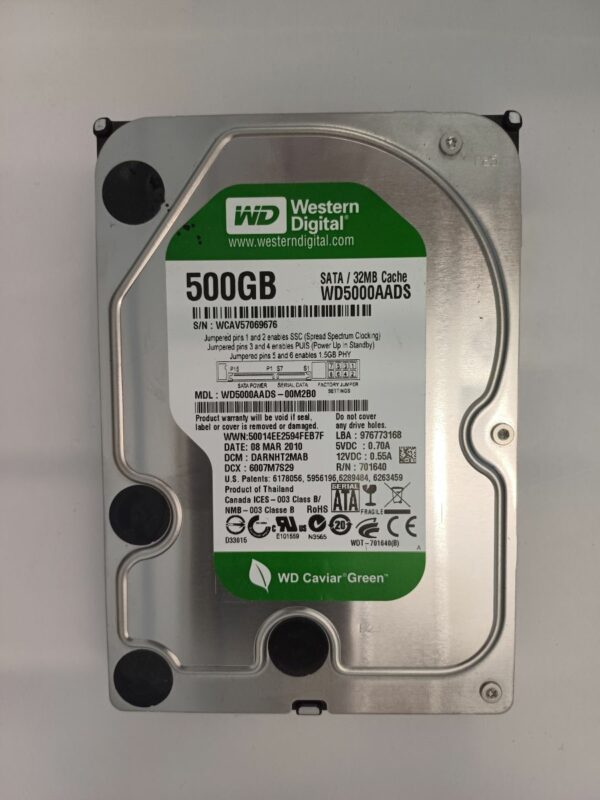 WESTERN DIGITAL WD5000AADS-00M2B0