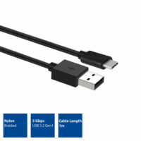 ACT USB-A NAAR USB-C 1M
