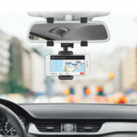 UNIVERSELE 360 AUTOHOUDER TELEFOONSTANDAARD ACHTERUITKIJKSPIEGELCLIP - Image 2
