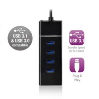 EWENT USB 3.1 HUB 4 PORT - Image 2