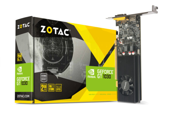 ZOTAC GEFORCE GT 1030 2 GB GDDR5 HDMI/VGA LOW PROFILE